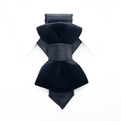 Black Velvet Men's Bow Tie - Image 2