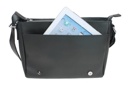 Casual Leather Asymmetric Crossbody Bag - Image 3