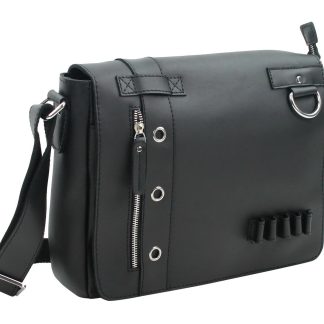 Casual Leather Asymmetric Crossbody Bag
