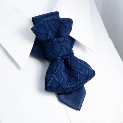 Blue Unisex Tie - Image 5