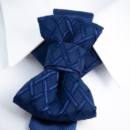 Blue Unisex Tie - Image 4