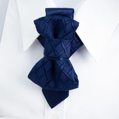 Blue Unisex Tie - Image 3
