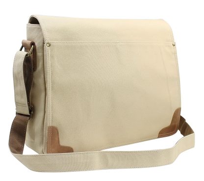 Ultra-thin casual canvas messenger bag