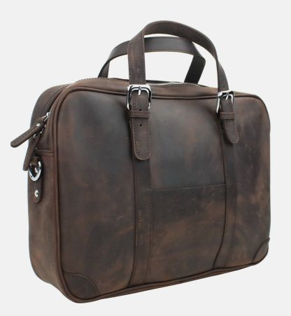 Leather Travel Tote - Image 4