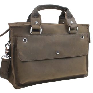 Men's and women's leather bags 13 inches
