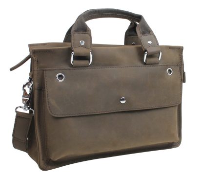 Men's and women's leather bags 13 inches