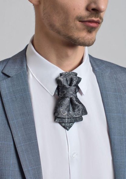 Gray bow tie fashion - Image 4