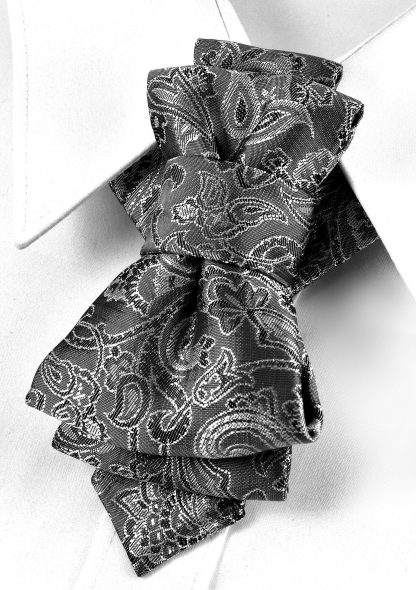 Gray bow tie fashion - Image 3