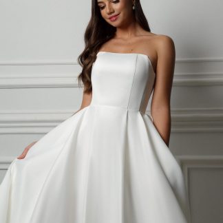Simple A-Line Wedding Dress