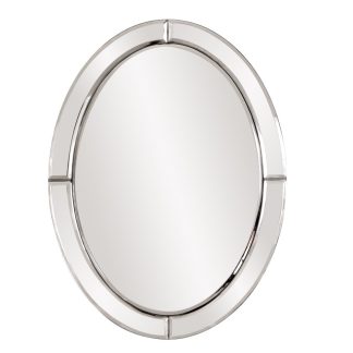 Oval wall decorative mirror
