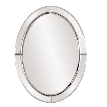 Oval wall decorative mirror