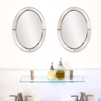 Oval wall decorative mirror - Image 3