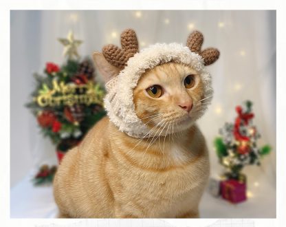 Reindeer Cat Hat - Image 3