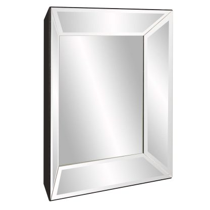 Inward facing rectangular wall mirror - Image 8