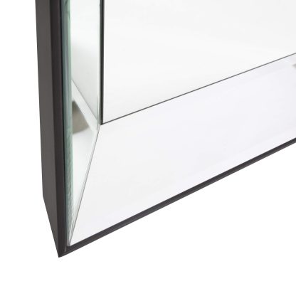Inward facing rectangular wall mirror - Image 5