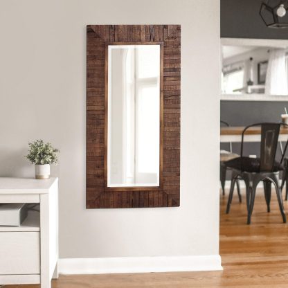 Country Style Rectangular Wall Mirror - Image 3
