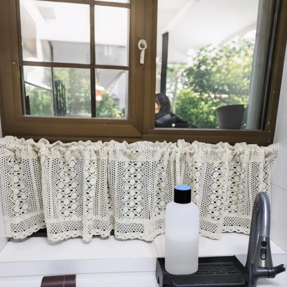 Cotton Crochet Curtains - Image 4