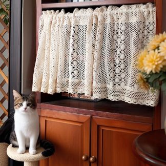 Cotton Crochet Curtains