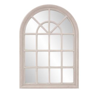 Window Glass Arch Wall Grid Mirror