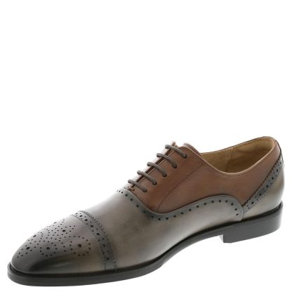 Men's Pointed Toe Lace-Up Oxford Shoes - Image 3