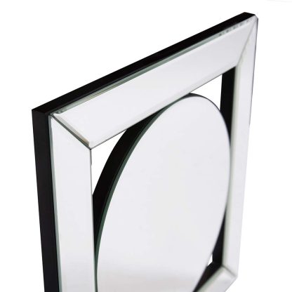 Square hanging decorative frame wall mirror - Image 5