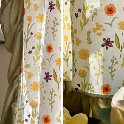 Retro pastoral style ruffle curtains - Image 5