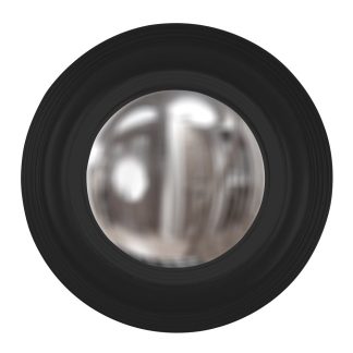 Round hanging small convex wall mirror