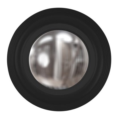 Round hanging small convex wall mirror