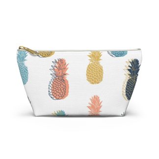 Colorful pineapple pattern cosmetic bag