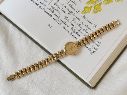 Gold Beaded Women's Watch - Image 2