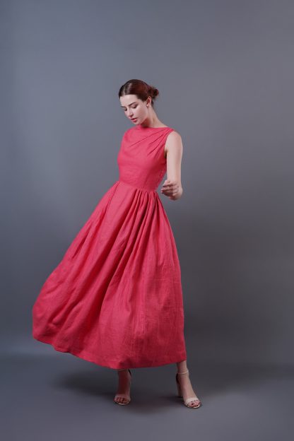 French retro sleeveless dress - Image 2