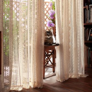 Bohemian Crochet Curtains