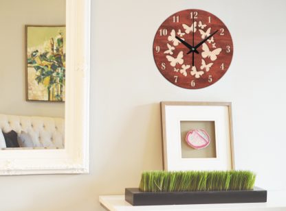 Unique butterfly wall clock