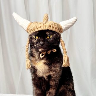 Viking hat for cat
