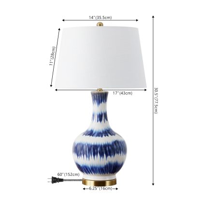 Ceramic Metal LED Table Lamp - Image 4