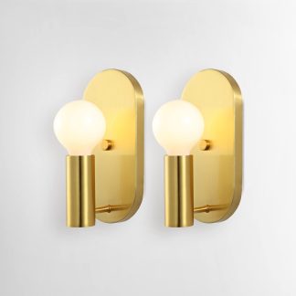 Minimalist Gold Wall Sconce