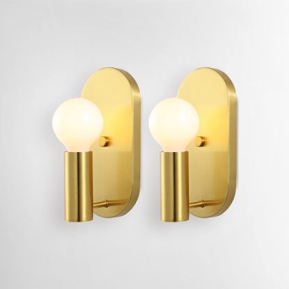 Minimalist Gold Wall Sconce