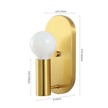 Minimalist Gold Wall Sconce - Image 3
