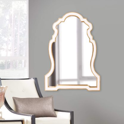 Home Rectangular White Mirror - Image 3