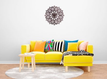 Modern Mandala Wall Clock - Image 3