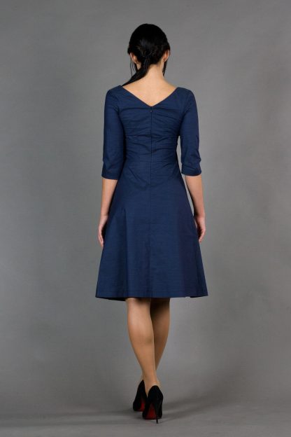 Blue Fit & Flare Skirt - Image 6