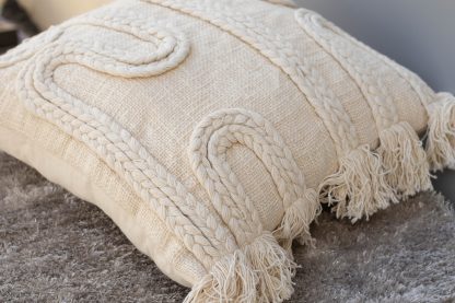 Bohemian Braided Tassel Cushion Cover - Image 3