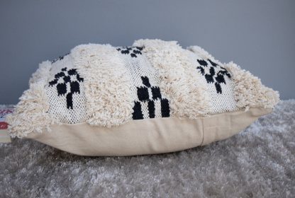 Boho Shaggy Stripe Cushion Cover - Image 4
