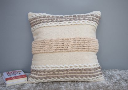 Boho Textured Stripe Cushion Cover