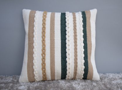 Boho Textured Stripe Cushion Cover - Image 4
