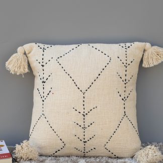 Boho Tribal Tassel Cushion Cover