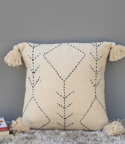 Boho Tribal Tassel Cushion Cover