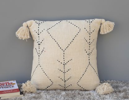 Boho Tribal Tassel Cushion Cover - Image 2