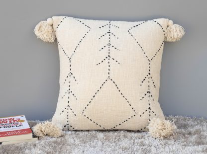 Boho Tribal Tassel Cushion Cover - Image 4