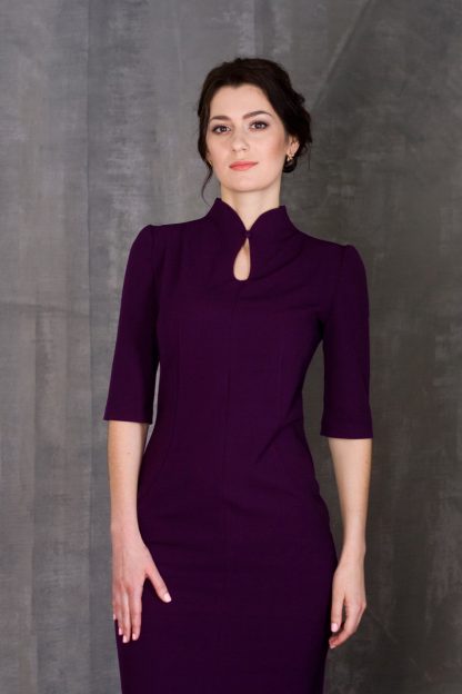 Chinese style elegant elastic cheongsam